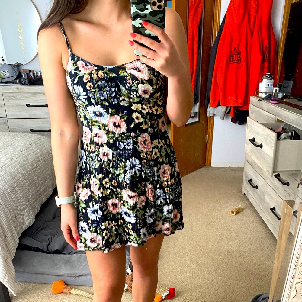 Wild fable target summer sun dress floral small